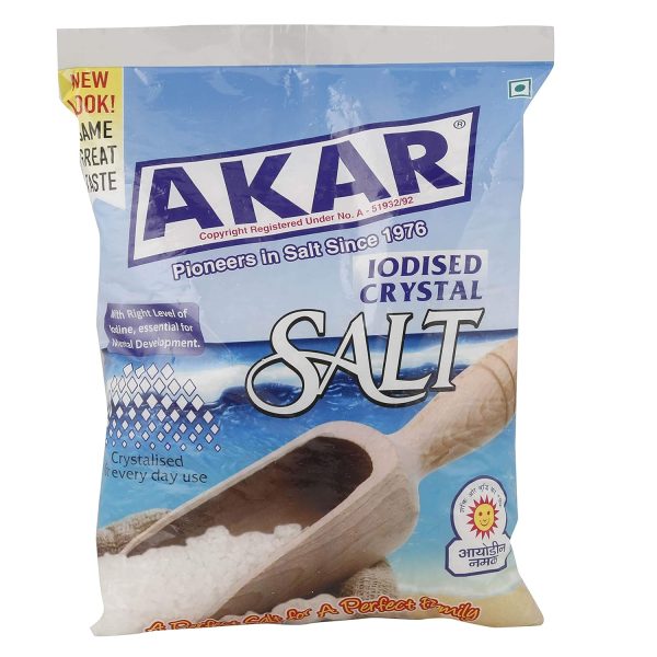 Akar Iodized Crystal Salt, 1Kg