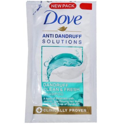 Dove Dandruff Clean And Fresh Hair Shampoo 5ml Set of 16pc