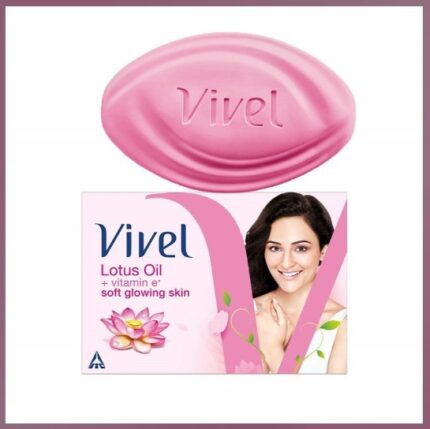 Vivel Lotus oil + Aloe Vera Soap, 100gm