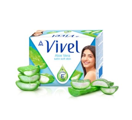 Vivel Aloe Vera Satin Soft Skin Soap Bar 100g