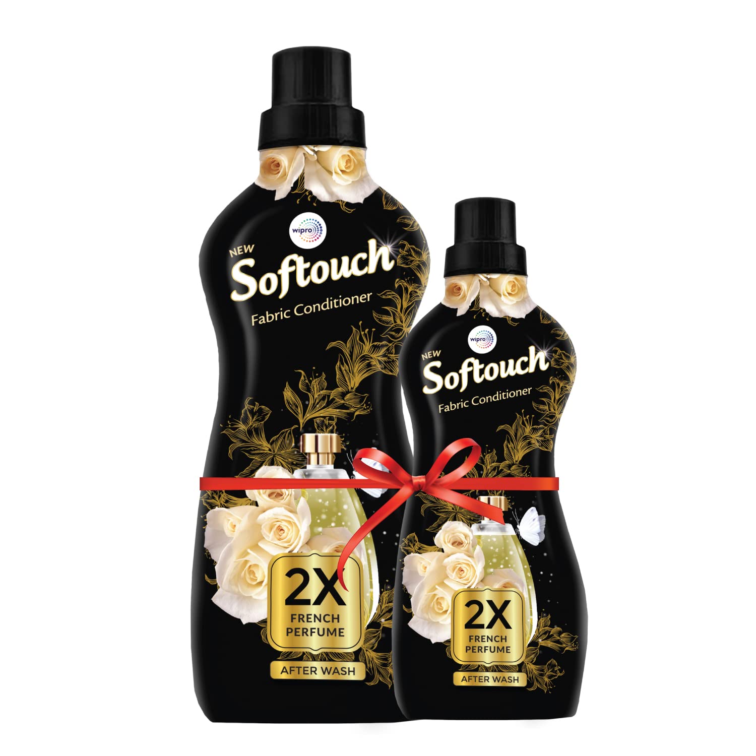 Softouch Fabric Cond 2X French Perfume BLACK 800ML